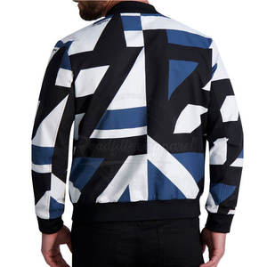 2025 chaquetas de bombardero de ropa deportiva informal personalizadas chaqueta de bombardero personalizada de moda para hombres - Product Image 3