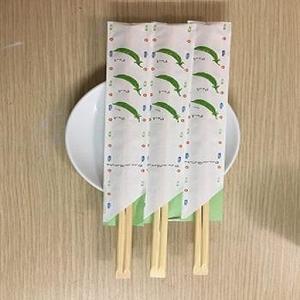 Viet Nam hizo 21 24 cm palillos de sushi de bambú desechables a granel de alta calidad con logotipo cubierta de papel suministro a granel - Product Image 2