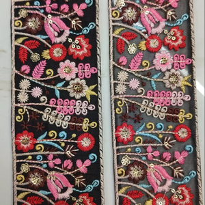 Delicado Algodón elástico bordado encaje ajuste estilo de negocios ecológico para costura DIY en lencería ropa interior bolsos zapatos - Product Image 1