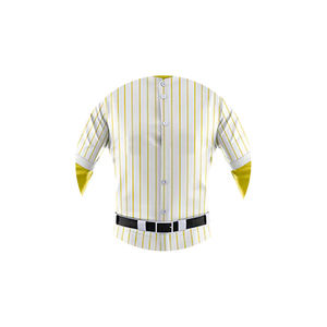 Uniforme de béisbol estampado liso en blanco de último diseño 2025, transpirable y conjunto de uniforme de béisbol de equipo personalizado - Product Image 6