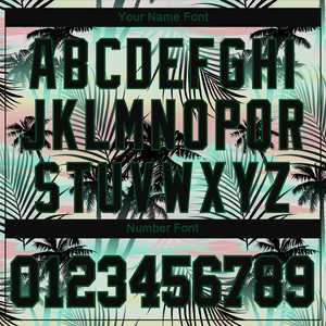 Fabriqué en usine sur mesure unisexe Hawaii plage arbre imprimé manches courtes t-shirt séchage rapide Poly coton O cou demi manches chemise d'été - Product Image 5