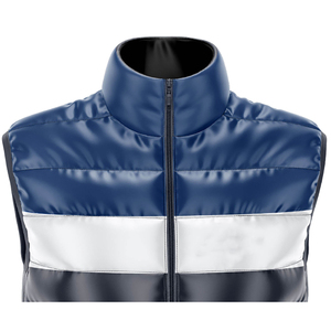 2025 logotipo personalizado impermeable brillante burbuja chaleco para hombre invierno sin mangas Puffer chaqueta transpirable brillante prendas de vestir exteriores Puffer chaleco - Product Image 4