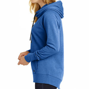 Sudadera con capucha de manga larga para mujer al mejor precio, ropa de invierno de secado rápido con logotipo frontal para la temporada de otoño - Product Image 3