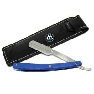 Maquinilla de afeitar profesional Premium para hombres Maquinilla de afeitar de peluquero de borde recto con mango de plástico para peluquería - Product Image 1