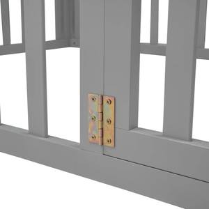 กรอบเตียงนอนกลางวันทำจากไม้สีเทาพร้อมรั้วขนาดเต็มสำหรับเด็กห้องนอนห้องนั่งเล่นผู้จำหน่าย OEM จากเวียดนามตามยี่ห้อของคุณ - Product Image 3