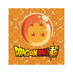 Servilletas de Fiesta de Dragon Ball Super, 33x33 cm, 20 Unidades por Bolsa - Product Image 1