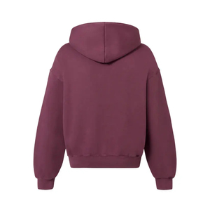 Sweat à capuche épais en molleton 100 % coton pour homme, qualité supérieure, coupe ample, personnalisable avec logo imprimé - Product Image 2