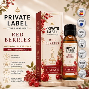 Essenza di Fragranza Idrosolubile ai Frutti Rossi 50ml OEM Etichetta Privata |   Umidificatore e Diffusore di Aromi |   Spagna UE - Product Image 2