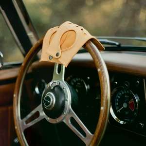 Gants de conduite en cuir véritable de haute qualité, durables et confortables, antidérapants avec logo personnalisé - Product Image 5