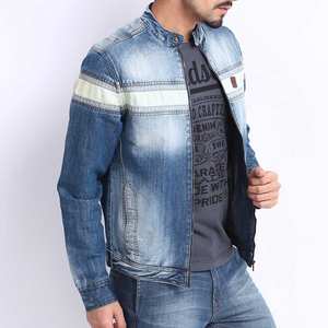 Coton tissu fait laine intérieure meilleurs hommes Denim veste 2025 meilleure vente outclass Look mode porter hommes jean veste - Product Image 3