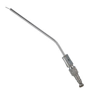 Tube d'aspiration Frazier en acier inoxydable de qualité médicale, embouts d'aspiration manuels réutilisables pour la chirurgie générale - Product Image 5