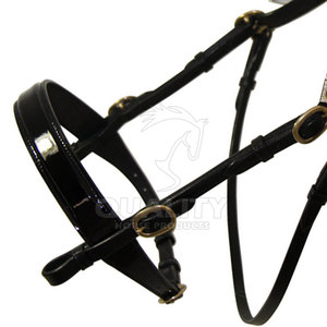 Brida de caballo de cuero duradero para montar cómoda Brida de caballo ajustable y ligera al mejor precio - Product Image 5