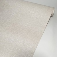 Papier peint en vinyle PVC ignifuge et résistant à la fumée, texture tissu, pour hôtels, maisons et lieux de divertissement, avec solutions de conception graphique