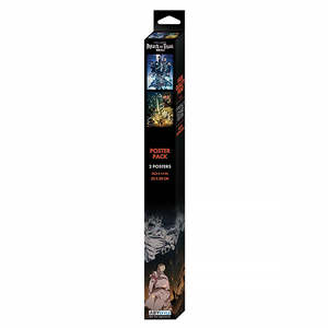 Set de 2 Pósters Modernos de Ataque a los Titanes, Decoración de Pared Chibi, Arte Mural - Product Image 5