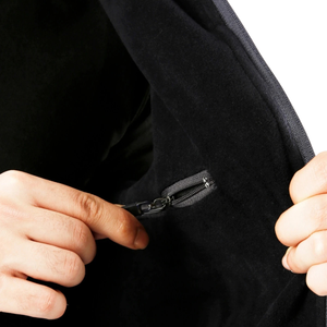 Gilet de travail unisexe personnalisé avec fermeture éclair, imperméable au vent et à l'eau, doublure en fibre polaire chaude, 3 poches, sans manches, décontracté, 220g, sérigraphie - Product Image 2