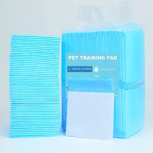 Almohadillas de entrenamiento para mascotas desechables superabsorbentes al por mayor almohadillas para orinar mascotas resistentes a fugas para perros y gatos