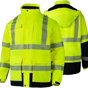 เสื้อแจ็คเก็ตนิรภัยแบบกันน้ำและกันความร้อนสำหรับห้องคลีนรูม ปี 2026 รุ่นปรับแต่งได้ สำหรับทุกเพศทุกวัย มองเห็นได้ชัดเจน มีซิปคุณภาพสูงและช่องใส่เครื่องมือ - Product Image 1