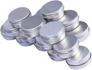 Pot à crème artisanal avec couvercle plaqué or, prix bas, contenant cosmétique en métal aluminium, élégant pot à crème doré pour cosmétiques - Product Image 2