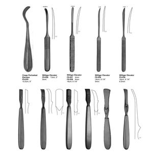 Elevador Perióstico Crego de 15.5 cm (6'') y 13 cm (5'') Kit Quirúrgico Manual con Certificación ISO13485 - Product Image 1