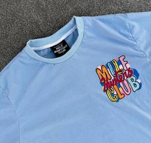 Camiseta 100% de algodón para hombre, alta calidad, ajustada, estilo callejero, logotipo personalizado, serigrafía, todas las tallas, informal, sólido, verano, 300 gramos - Product Image 3