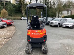 Mini-excavatrice sur chenilles Kubota U17-3a haute puissance, excavatrice compacte à oscillation zéro, avec godet pour travaux agricoles et de construction - Product Image 6