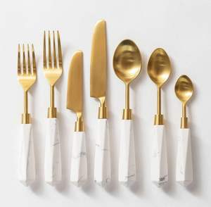 Handcrafted cutlery set for traditional kitchens cutlery set for contemporary dining cutlery modern homes cutlery set - Product Image 2