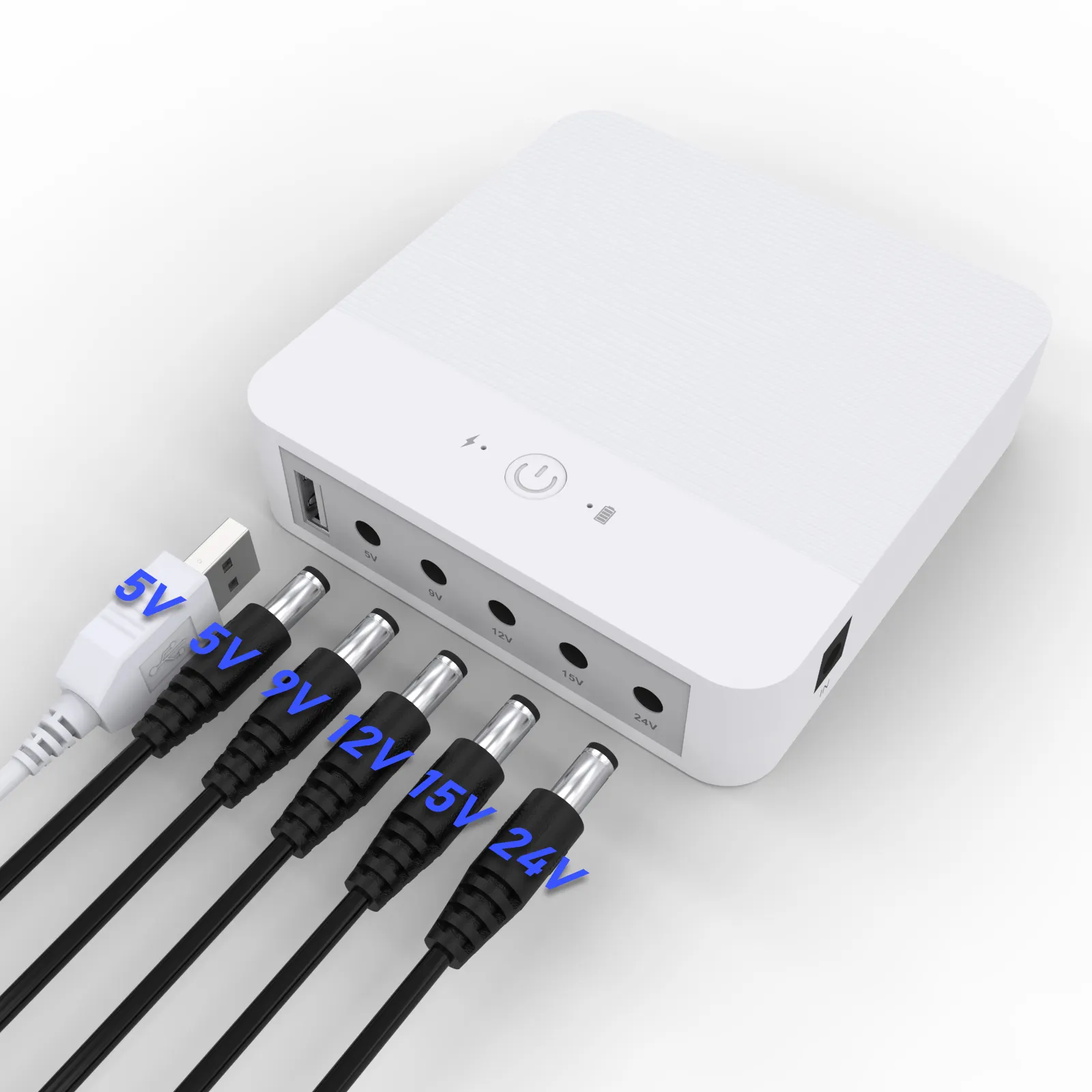WGP OEM catu daya cadangan baterai portabel Online12V 24V DC UPS Mini untuk WiFi Router IP kamera Modem Router serat