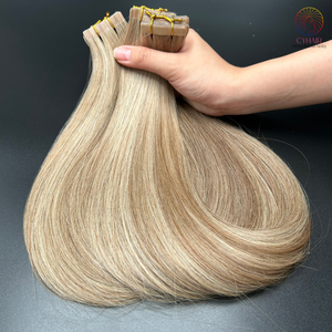 เทปยืดผมเกรดเยี่ยมขนาดกลาง45ซม. ผสมสีน้ำตาลขี้เถ้ากับสีบลอนด์ - Product Image 5
