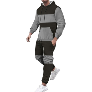 Survêtement unisexe de qualité supérieure, décontracté, uni, imprimé, à capuche, en coton, polaire d'hiver, personnalisé, grande taille - Product Image 3