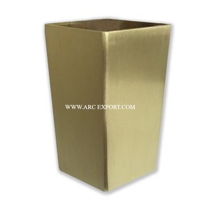 Advantage conçu très demandé métal plaqué or poubelle plus grande qualité grande taille intérieur salon et bureau déchets - Product Image 6