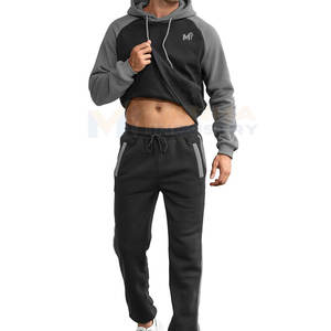 Survêtement pour homme de haute qualité à bas prix, vêtements de rue, couleur personnalisée, 100% coton, survêtement pour homme en vente chaude - Product Image 2