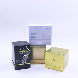 Caja de Cartón Rígido de Dos Piezas Personalizada para Cosméticos, Perfumes de Lujo, Aceites Esenciales, Caja de Regalo de Papel con Fondo y Tapa - Product Image 1