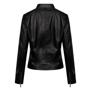 Veste en cuir pour femmes de haute qualité du meilleur fournisseur de différentes tailles vente directe d'usine veste en cuir pour femmes - Product Image 5