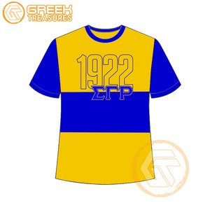 Vente en gros de t-shirt Sigma Gamma Rho pour femmes vêtements de sororité jersey de coton t-shirt respirant de haute qualité vêtements grecs pour femmes - Product Image 3