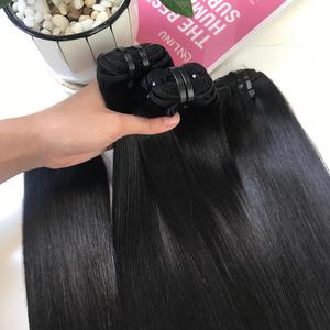 Peluca de cabello humano SDD hueso recto Color negro Natural 100% extensiones de cabello humano vietnamita cutícula alineada Peluca de cabello de mujer - Product Image 1