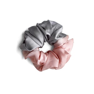 Custom Logo Fabric Hair Accessories 1/3/5/7/10cm Rubber Band Fashion Silk Satin Hair Oversized <b>Scrunchies</b> Hair Ties for Women - Product Image 2