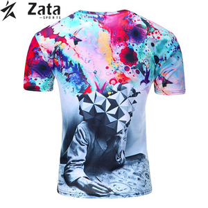 Nouveaux t-shirts personnalisés avec impression par sublimation, haute qualité, 100% polyester, séchage rapide, uniformes de sport unisexes - Product Image 2