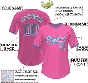 Ensemble de maillots de baseball à sublimation personnalisée avec pantalon Uniforme sportif en polyester cousu avec numéro de nom imprimé Style personnalisé - Product Image 2