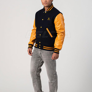 Wholesale Plus Size Men <b>Letterman</b> <b>Jacket</b> For Sale Outdoor Use Stand Collar Men <b>Letterman</b> <b>Jacket</b> - Product Image 3