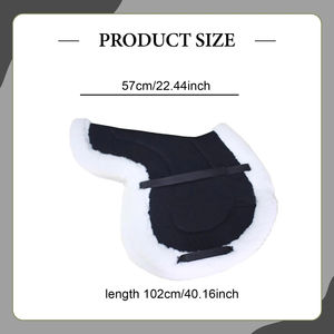 Almohadillas de lujo para sillas de montar de caballo al por mayor, fabricante, tamaño, color y logotipo personalizados para disciplinas de equitación inglesa - Product Image 3