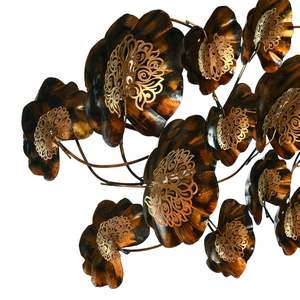 Art mural en métal suspendu d'excellente qualité pour la décoration de la maison du fabricant indien de luxe - Product Image 5