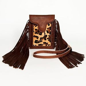 Bolso de cuero de piel auténtica de vaca hecho a mano, bolso de cuero de piel para ocultar el pelo, bolso multicolor para teléfono, bolsos de cuero - Product Image 6