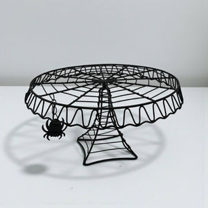 Nouveauté : support à gâteau en fil de fer écologique, lavable au lave-vaisselle, finition blanche, à un étage, pour la maison, les mariages, les anniversaires, les fêtes, table - Product Image 5