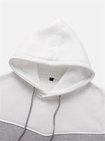 Hoodie Kasual Pria Tahun Baru 2025, Sweatshirt Warna Solid, Atasan Regular Fit Musim Dingin, 100% Serat Bambu Fleece, Bernapas