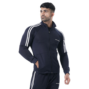 Nouvel ensemble de survêtement pour hommes M Fitness - 100% polyester, séchage rapide, respirant, coupe-vent, pour la salle de sport et l'hiver - Product Image 3