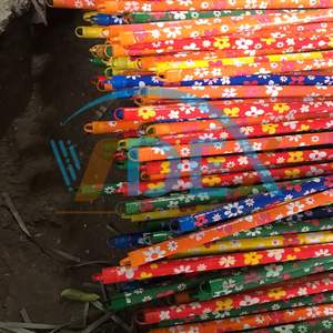 HOT PRODUCT COLORFUL FLOWER PVC <b>BROOM</b> <b>HANDLE</b> to EGYPT, INDIA, IRAQ, SRI LANKA, MOROCCO, YEMEN,... MARKET - Product Image 4