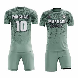 Conjuntos de Uniformes de Fútbol para Adultos Unisex con Estampado por Sublimación, Camisetas de Fútbol Cortas Transpirables con Estampado Digital de Alta Calidad para Equipos de Club - Product Image 4