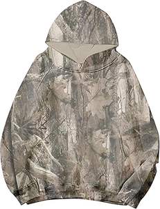 Pull à capuche en polaire imperméable pour hommes 100% coton respirant Baggy Fit décontracté design uni Offre Spéciale - Product Image 3