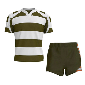Uniforme de Rugby para Hombre Más Vendido, Diseño Personalizado, Conjunto de Camiseta de Manga Corta y Pantalones Cortos con Envío y Entrega, Servicio OEM - Product Image 4