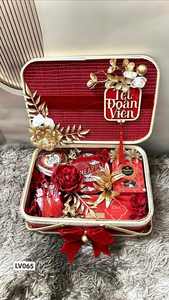 Cesta de Bambú Artesanal, Cesta de Almacenamiento de Bambú Natural para Alimentos, Joyería, Decoración del Hogar, Regalo Festivo, Vietnam por 99 Gold Data - Product Image 6